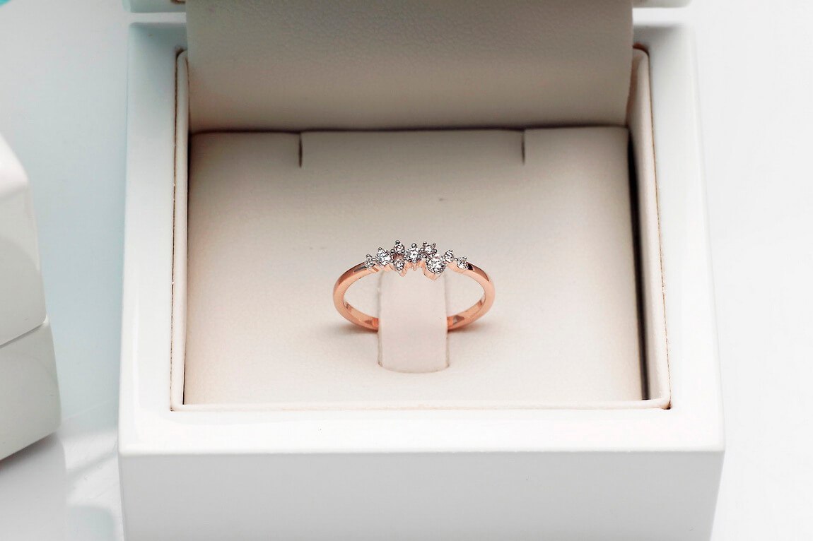 Emaga Złoty pierścionek PRD5400 - Diament